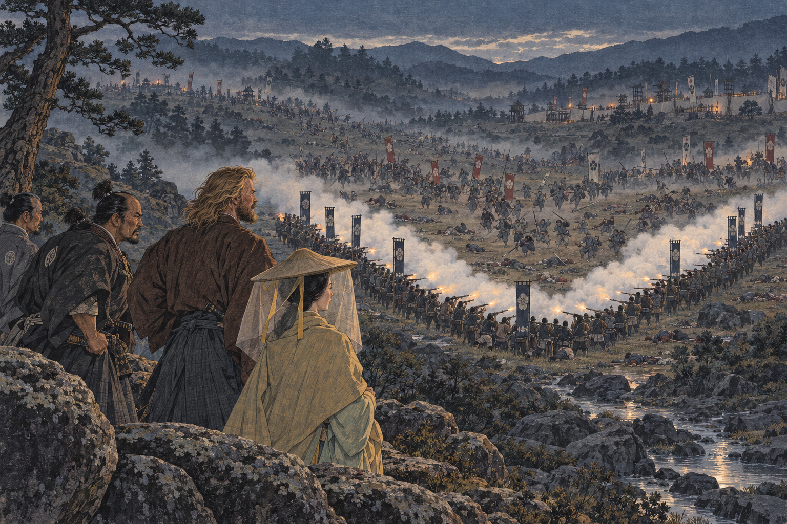 The phalanxes regroup and fire