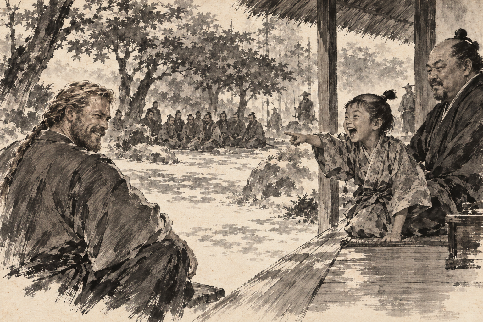The wink and the Heir's laughter