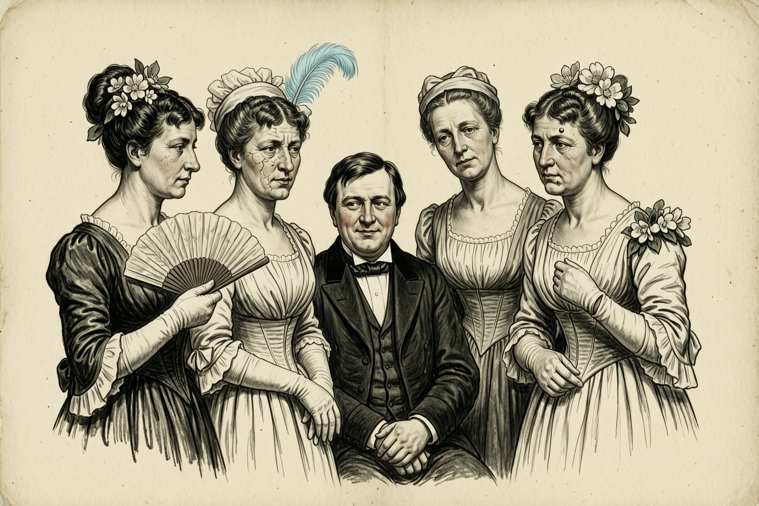 The garland of ladies
