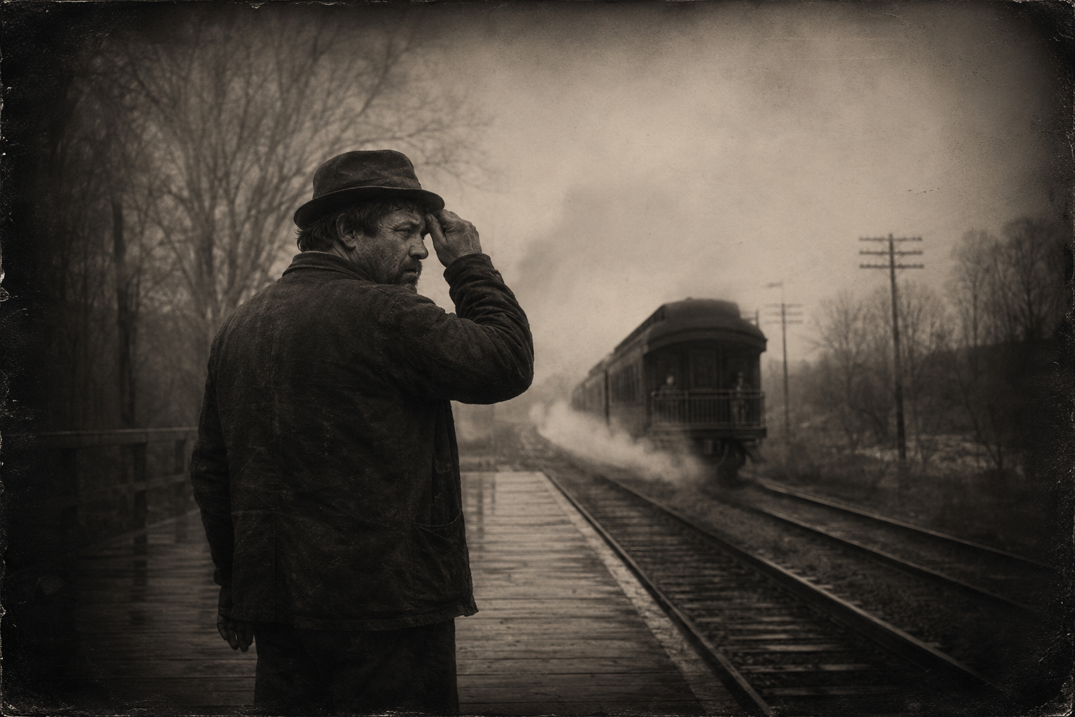 The train going out