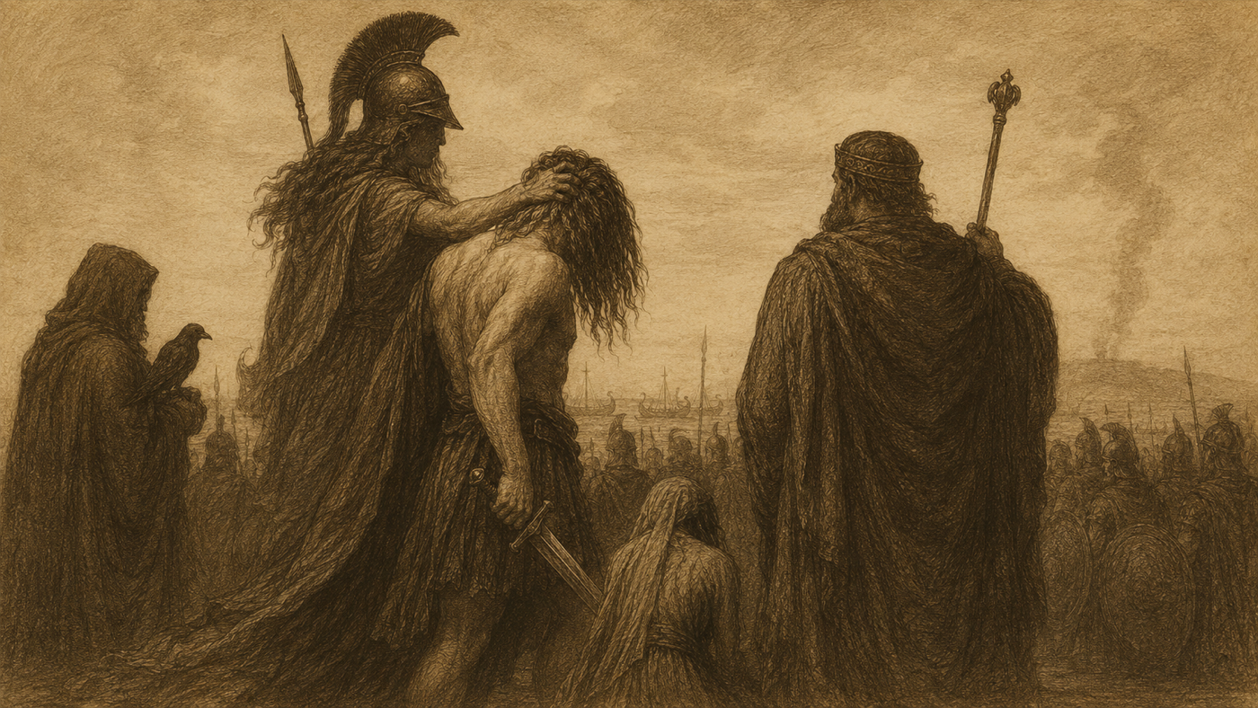 Pen-and-ink: The Plague and the Wrath