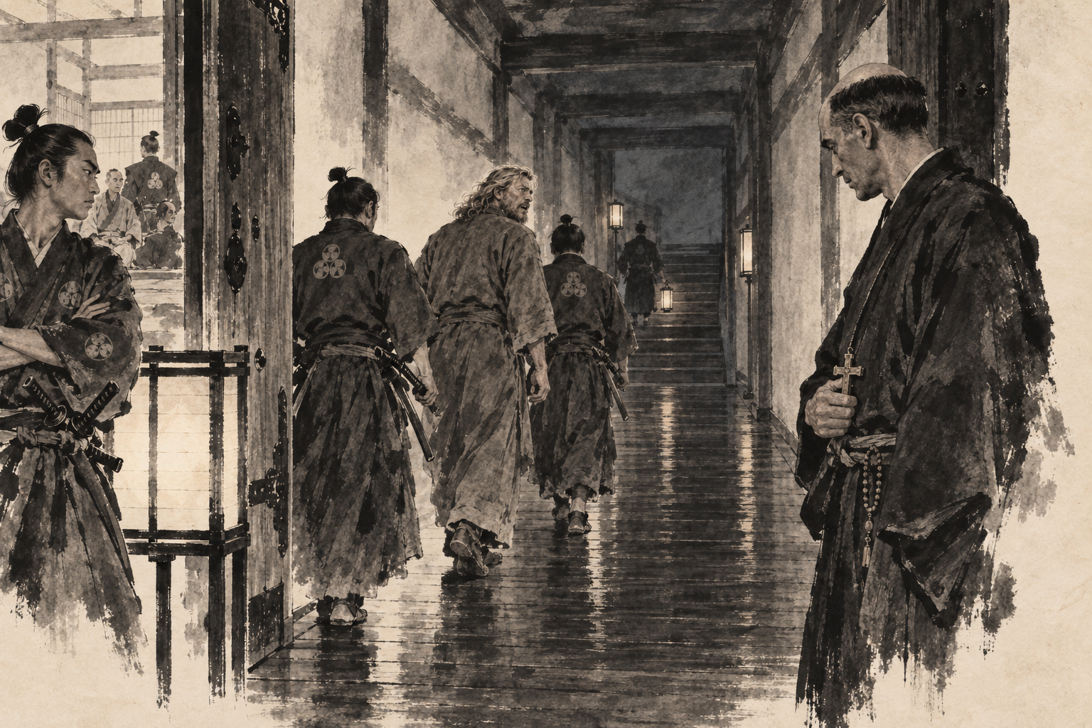 Led away to the common criminals