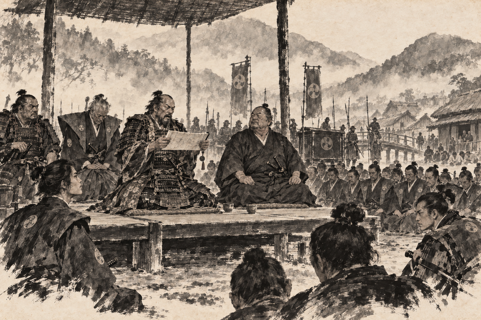 Zataki reads the Council's orders