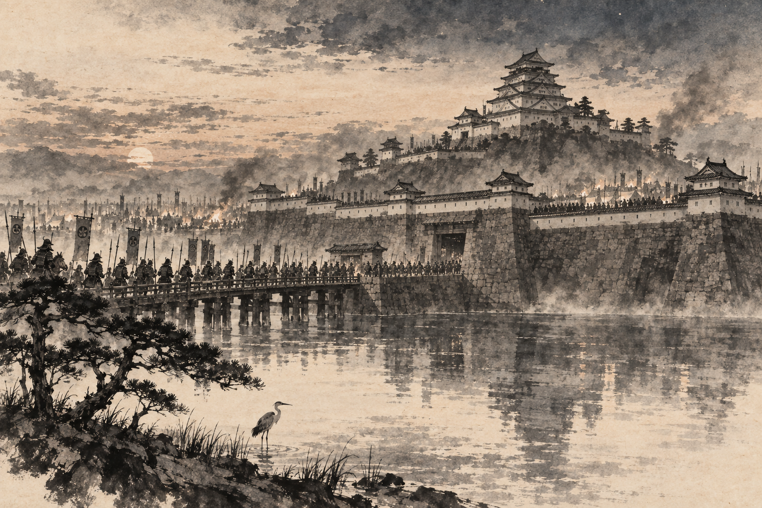 Osaka Castle, Ishido's fortress