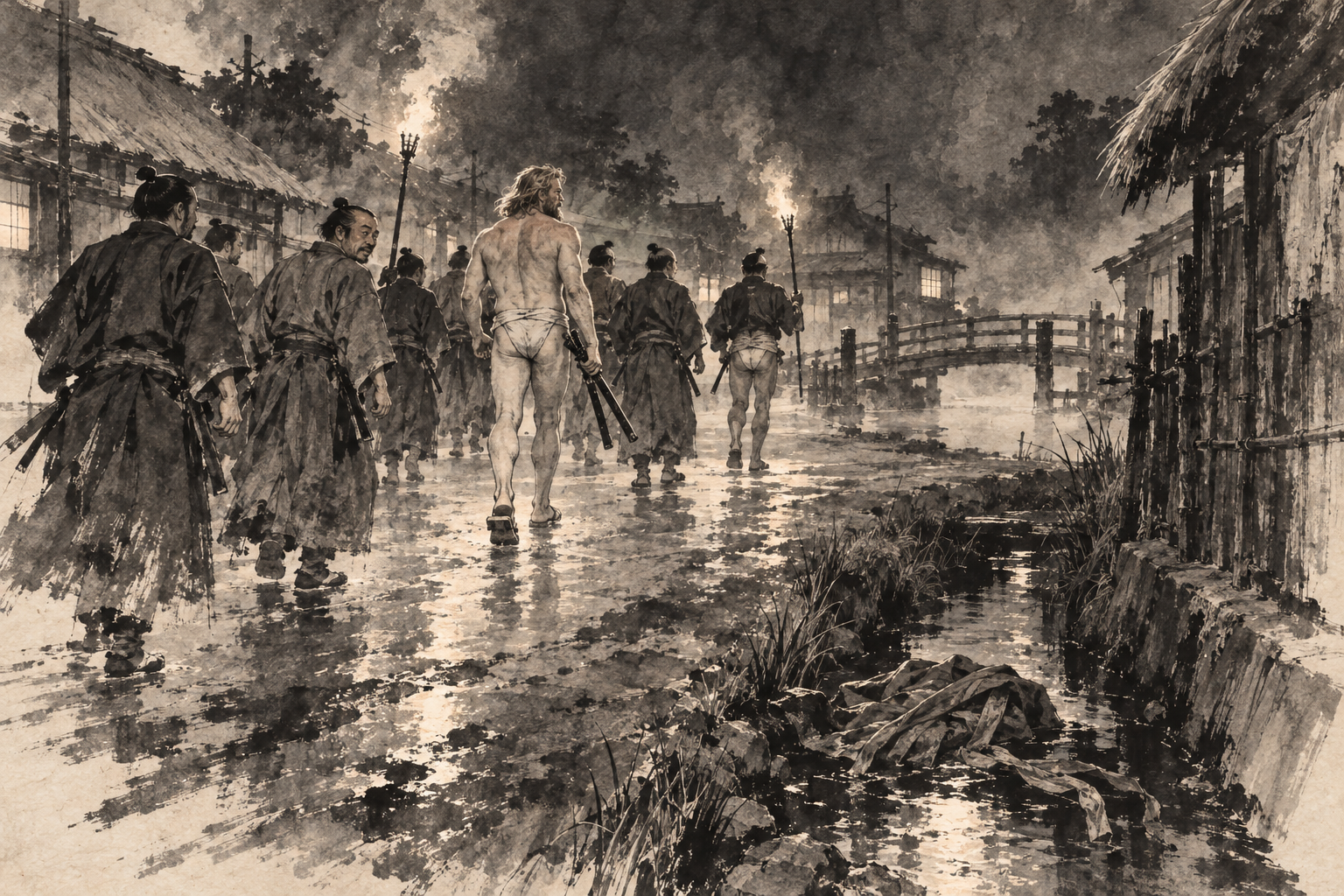 The kimono in the ditch