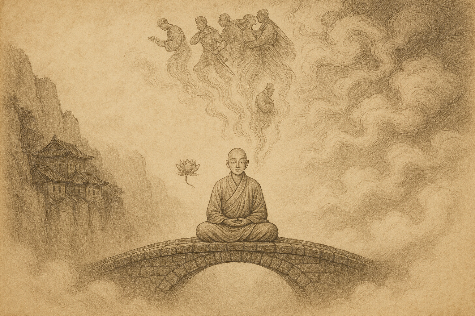 A Buddhist Monk Dreams Nine Lives — The Cloud Dream of the Nine
