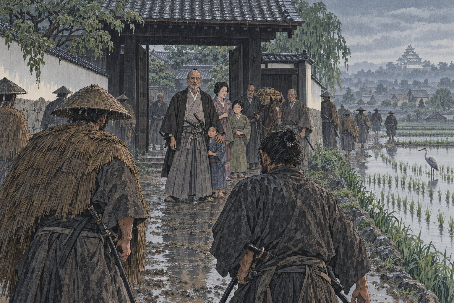 Sugiyama trapped at his gate