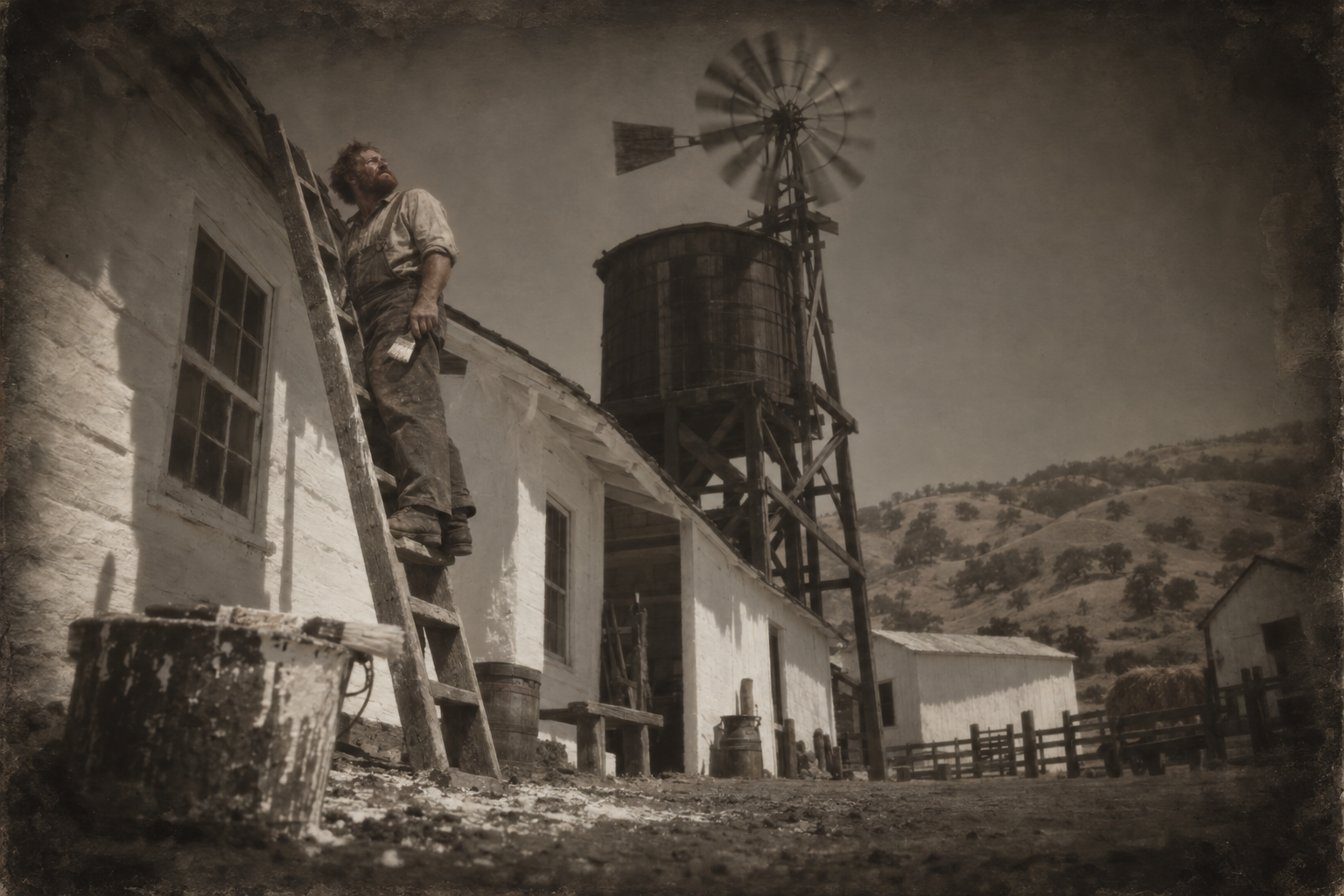 A windmill that turns in nothing