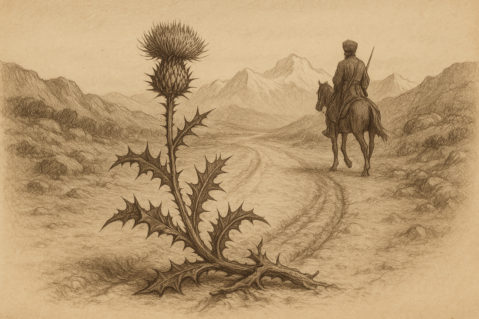 The Thistle That Would Not Lie Down — Hadji Murat