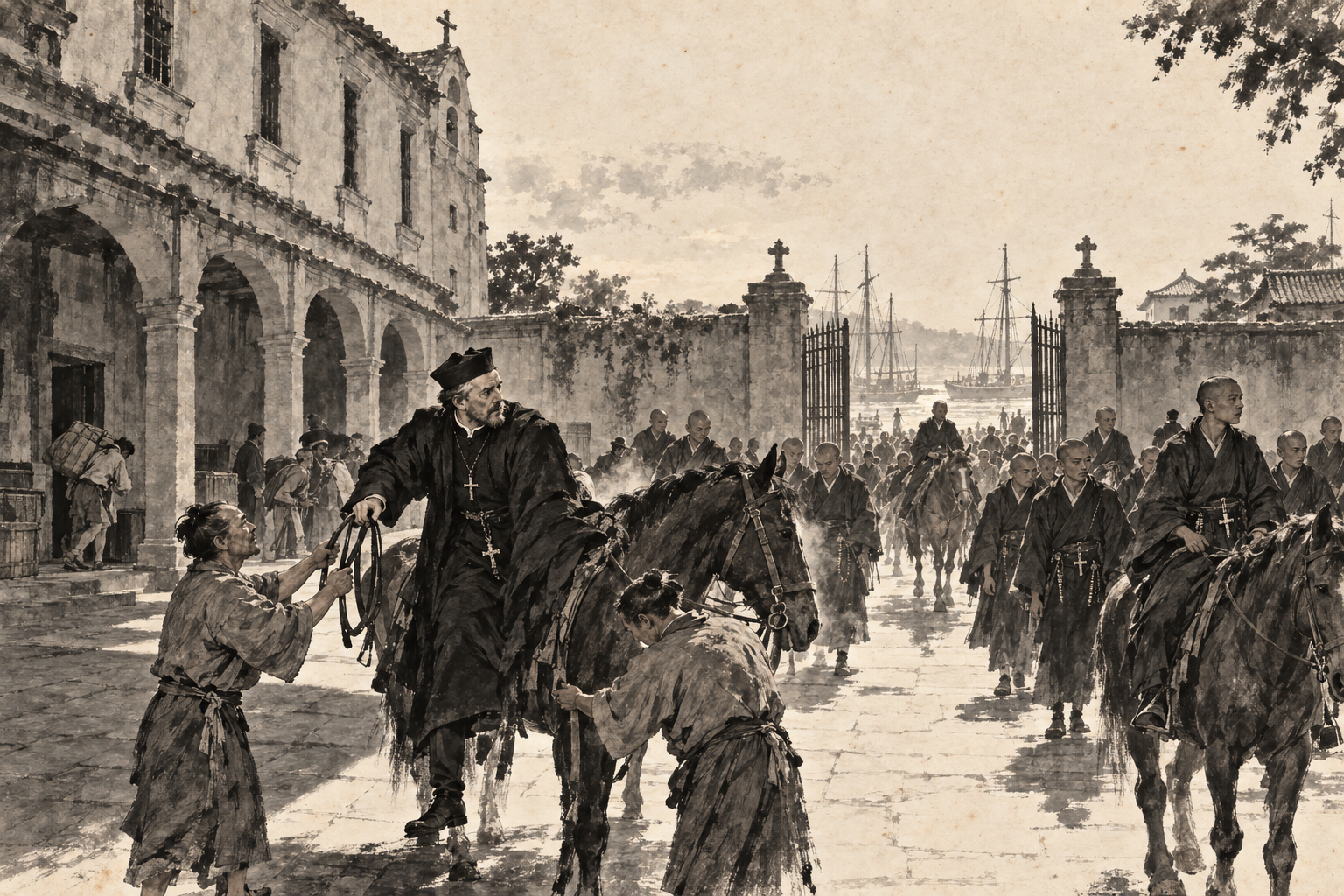 The Mission gates by the wharves