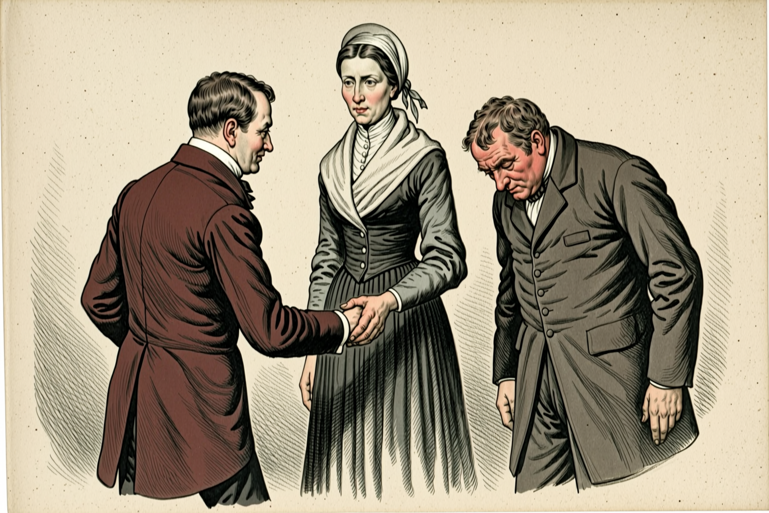 Feodulia Ivanovna Enters the Parlour