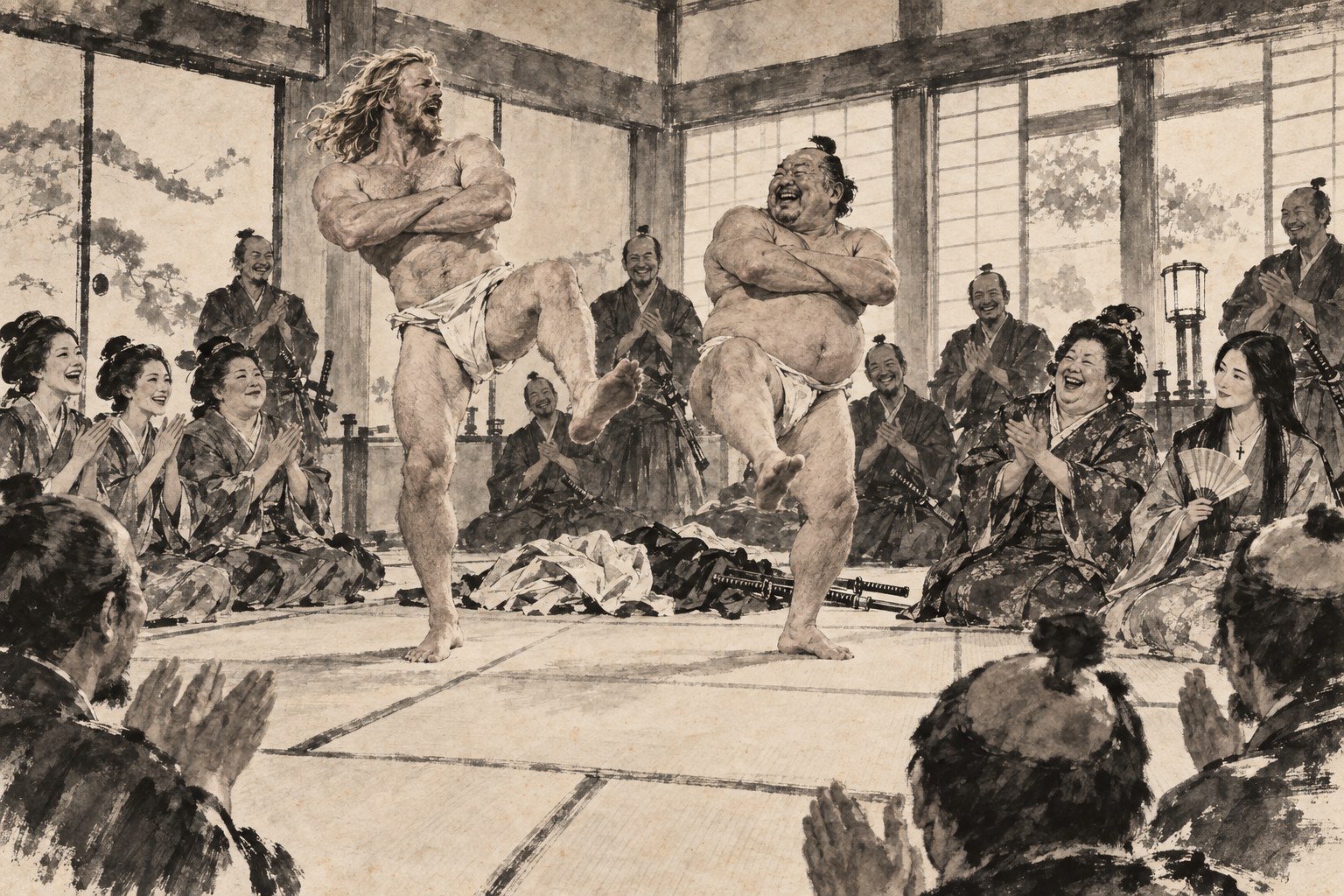 The lord dances the hornpipe