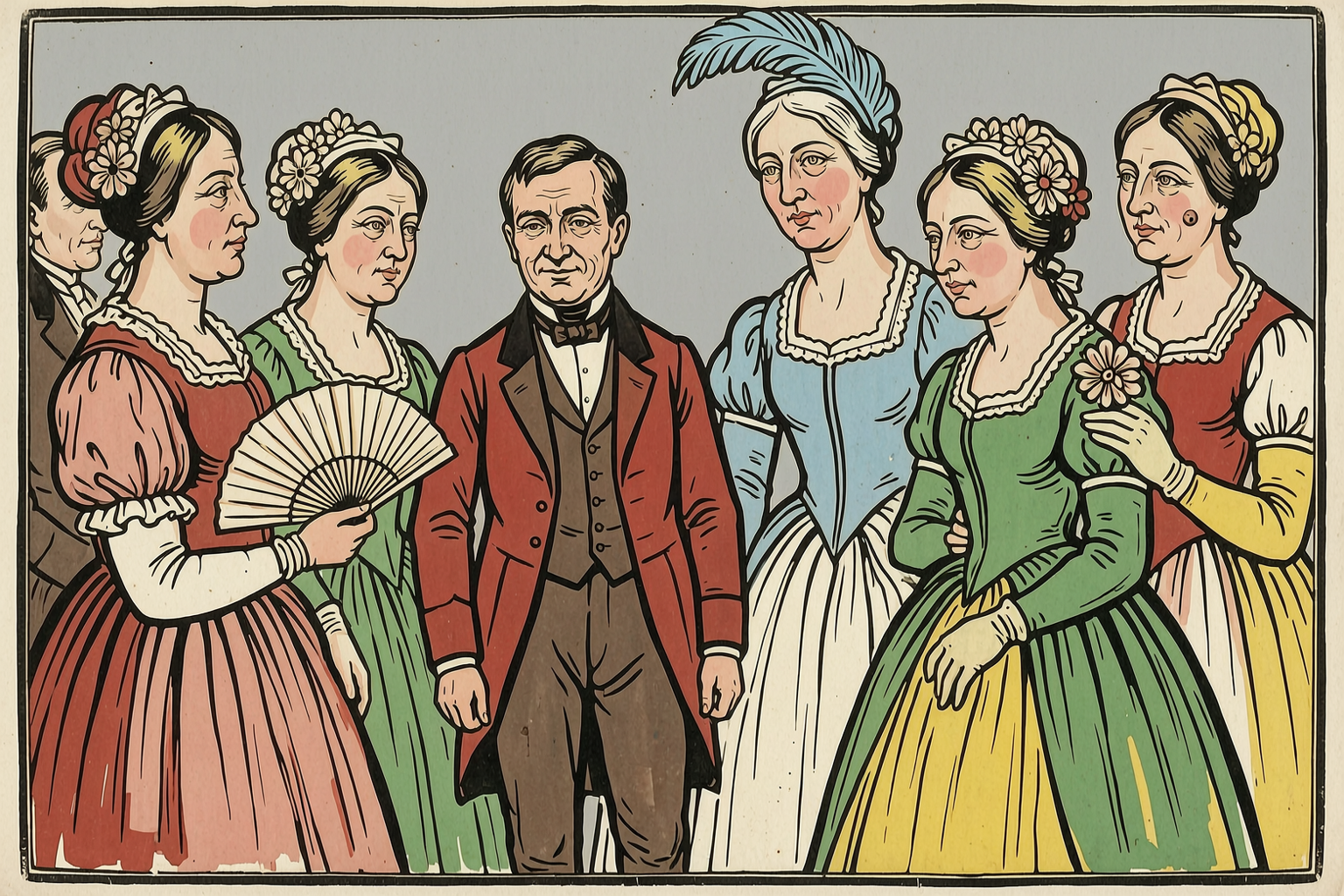 The garland of ladies