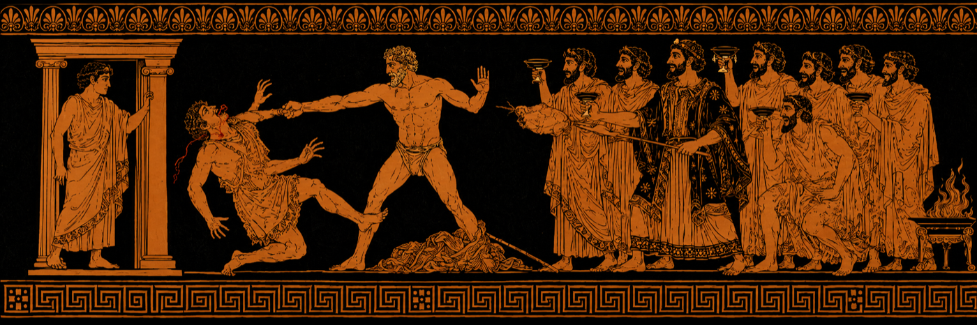Odyssey, Book 18 — The Fight with Irus; the Suitors at Supper
