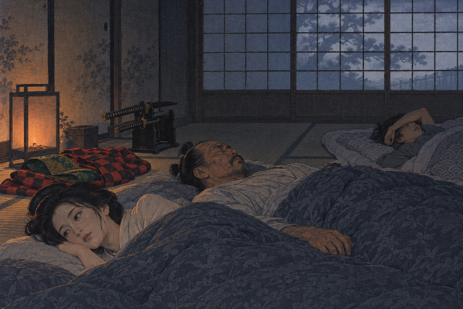 Kiku awake at first light