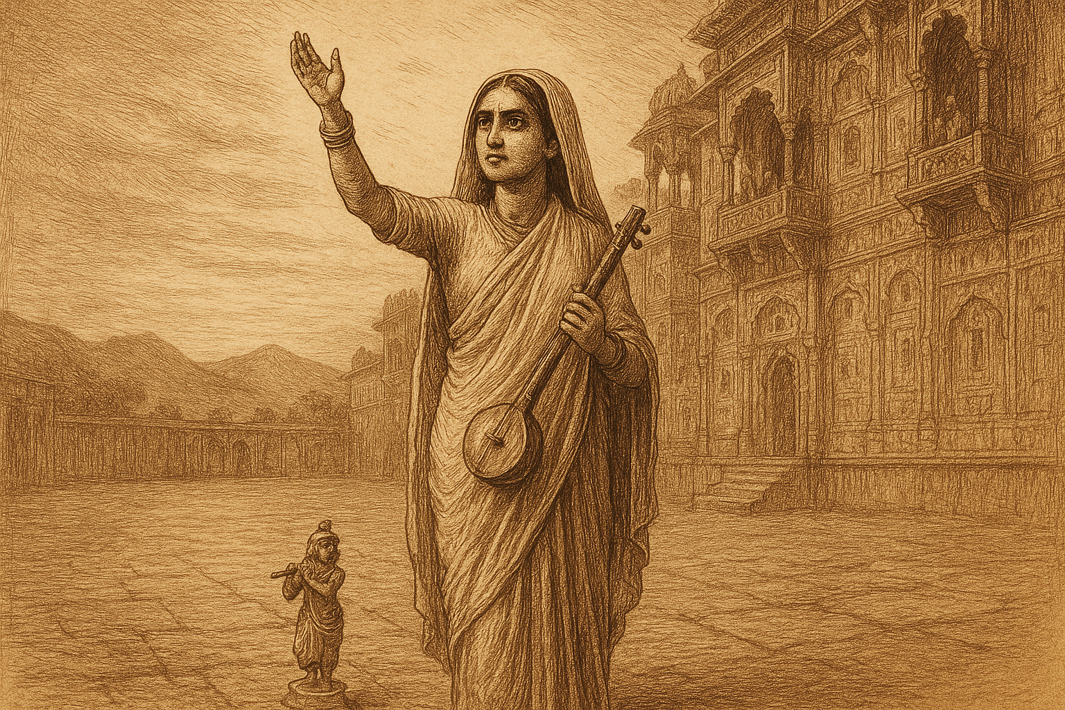 A Princess Who Walked Away From Her Palace to Marry a God — Poems of Mirabai