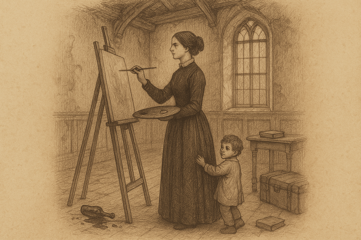 A Wife Fled Her Drunkard Husband — The Tenant of Wildfell Hall
