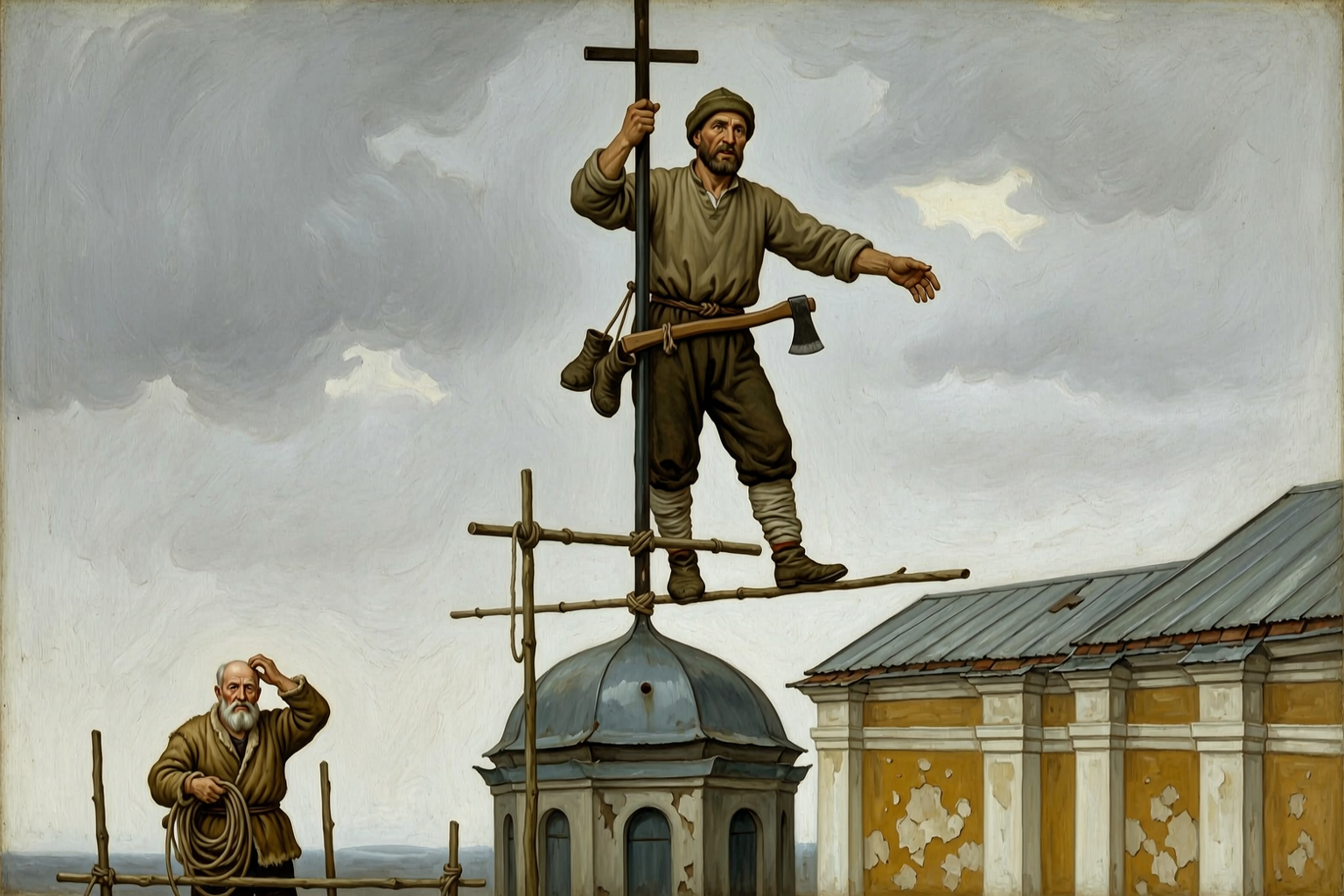 Stepan Probka on the Cross