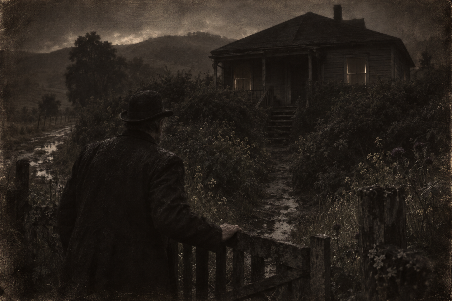 Up the overgrown path