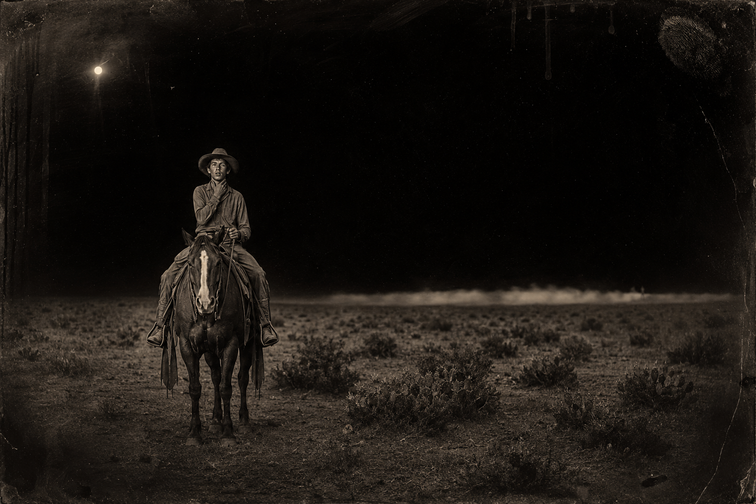 Riding the left point alone under the thin moon, Newt thinks about hanging and squeezes his own throat with one hand to learn how it feels not to breathe.