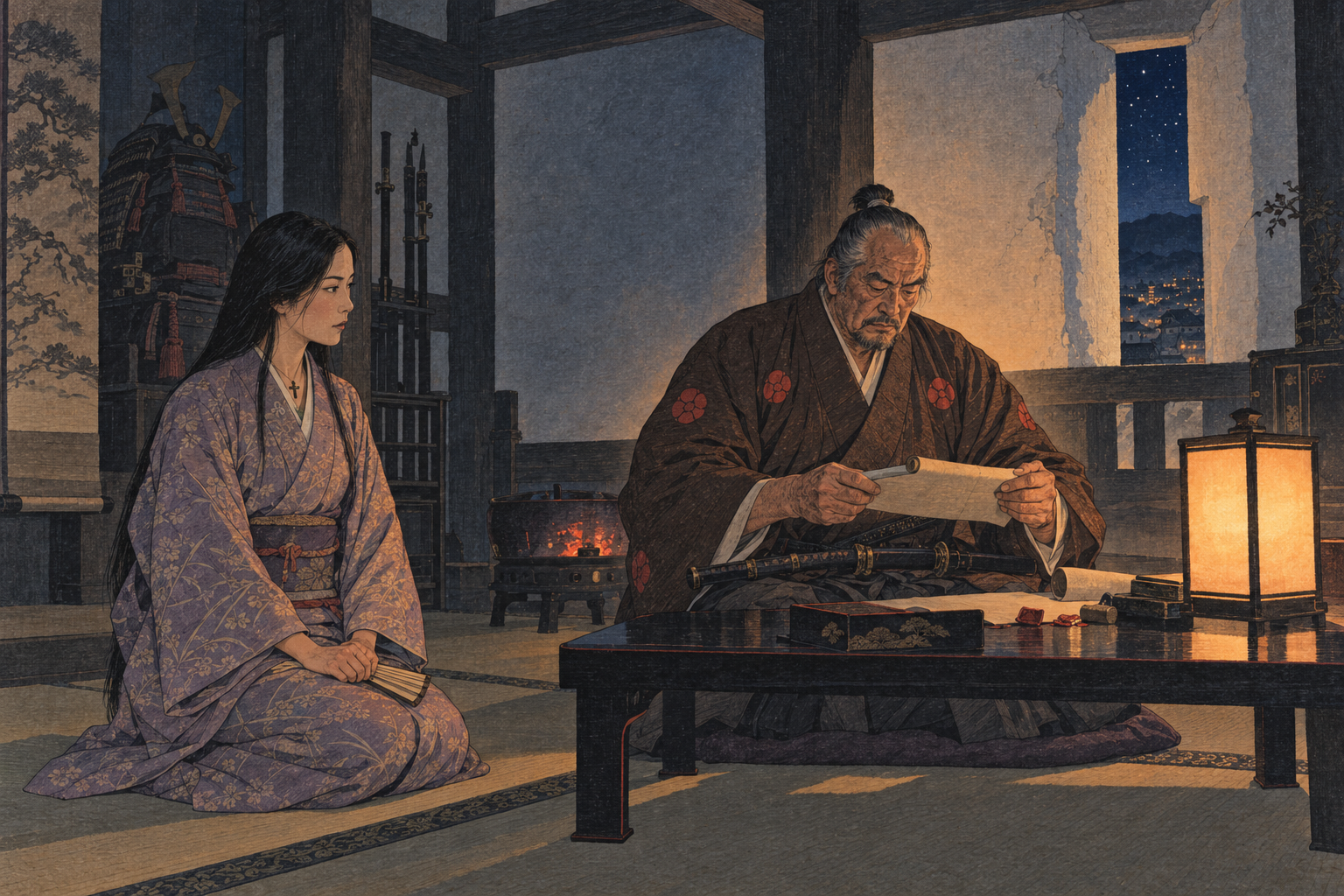 The dispatch in the Mishima donjon
