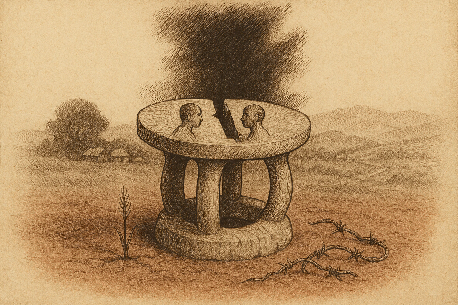 Independence Arrived Before the Village Could Confess. — A Grain of Wheat