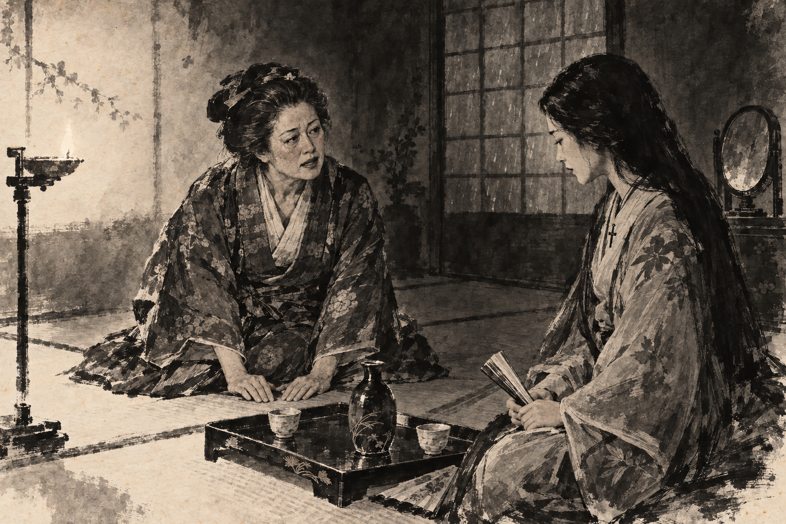 Gyoko tells Mariko her secrets