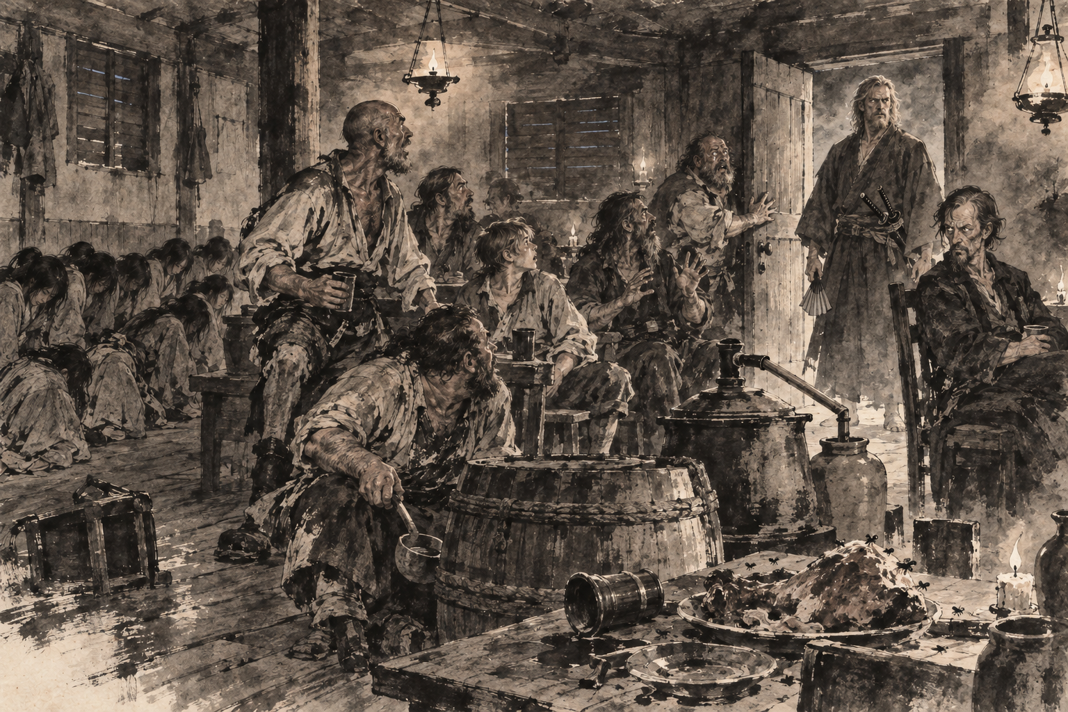 Silence in the filthy room