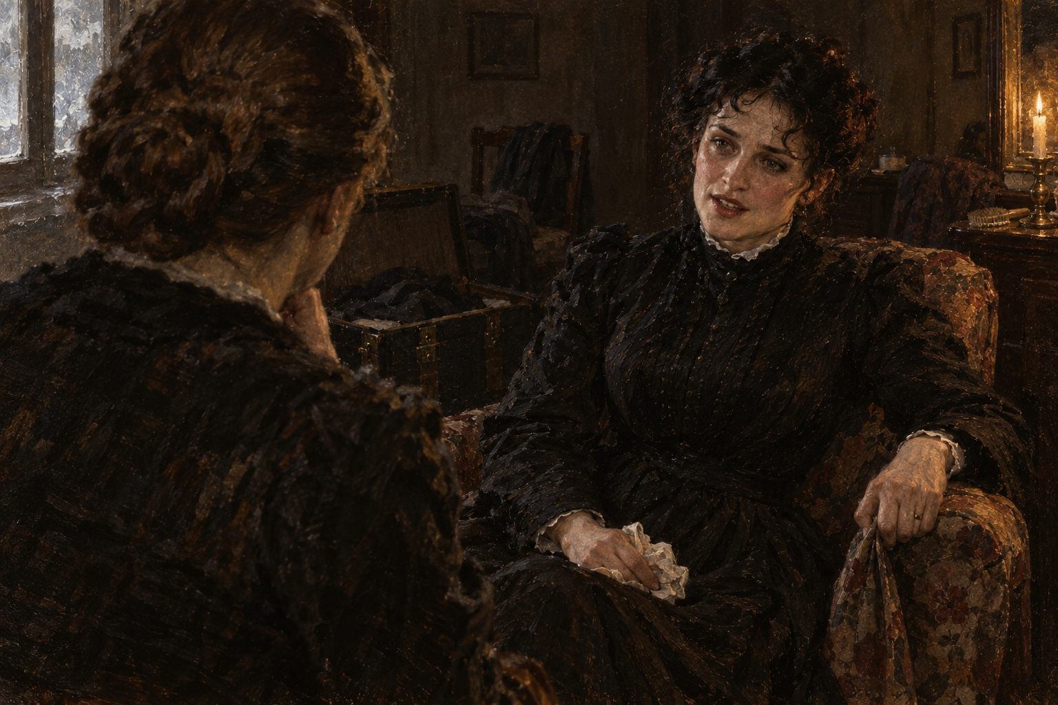 The confession in the arm-chair