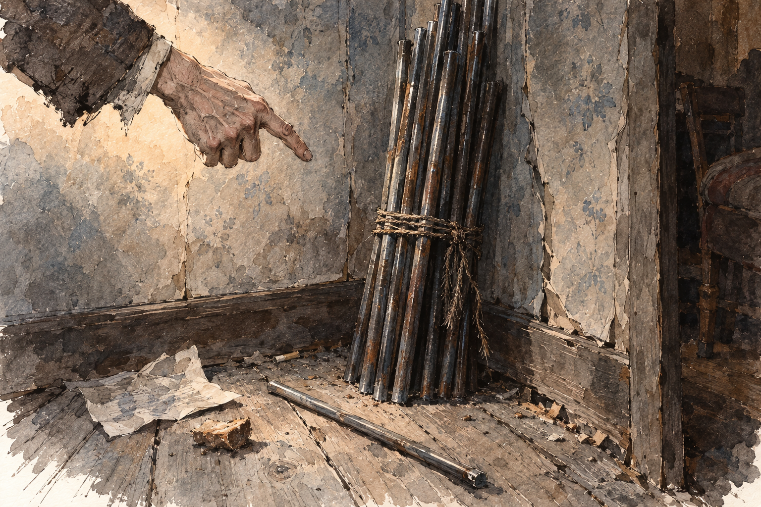 The Bundle of Iron Rods in the Corner