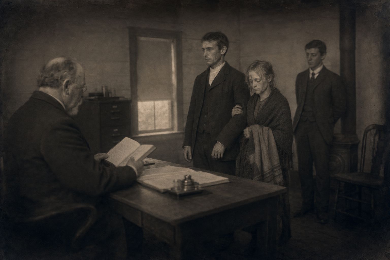 Married at the county seat