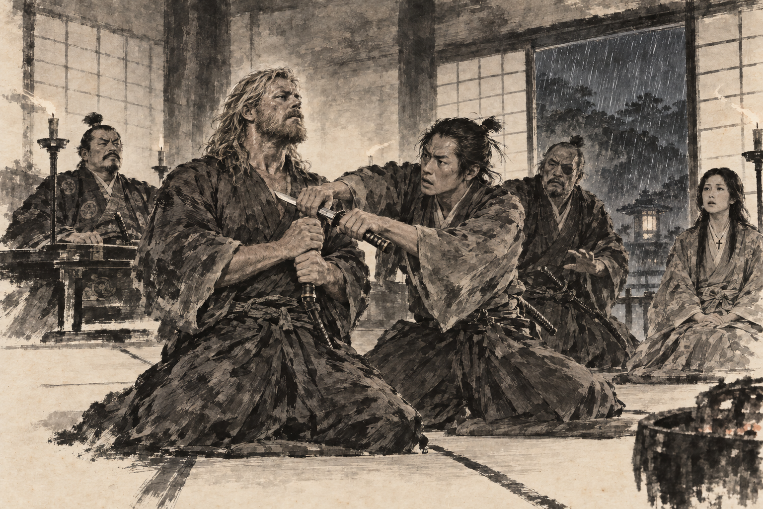 The short sword at his heart