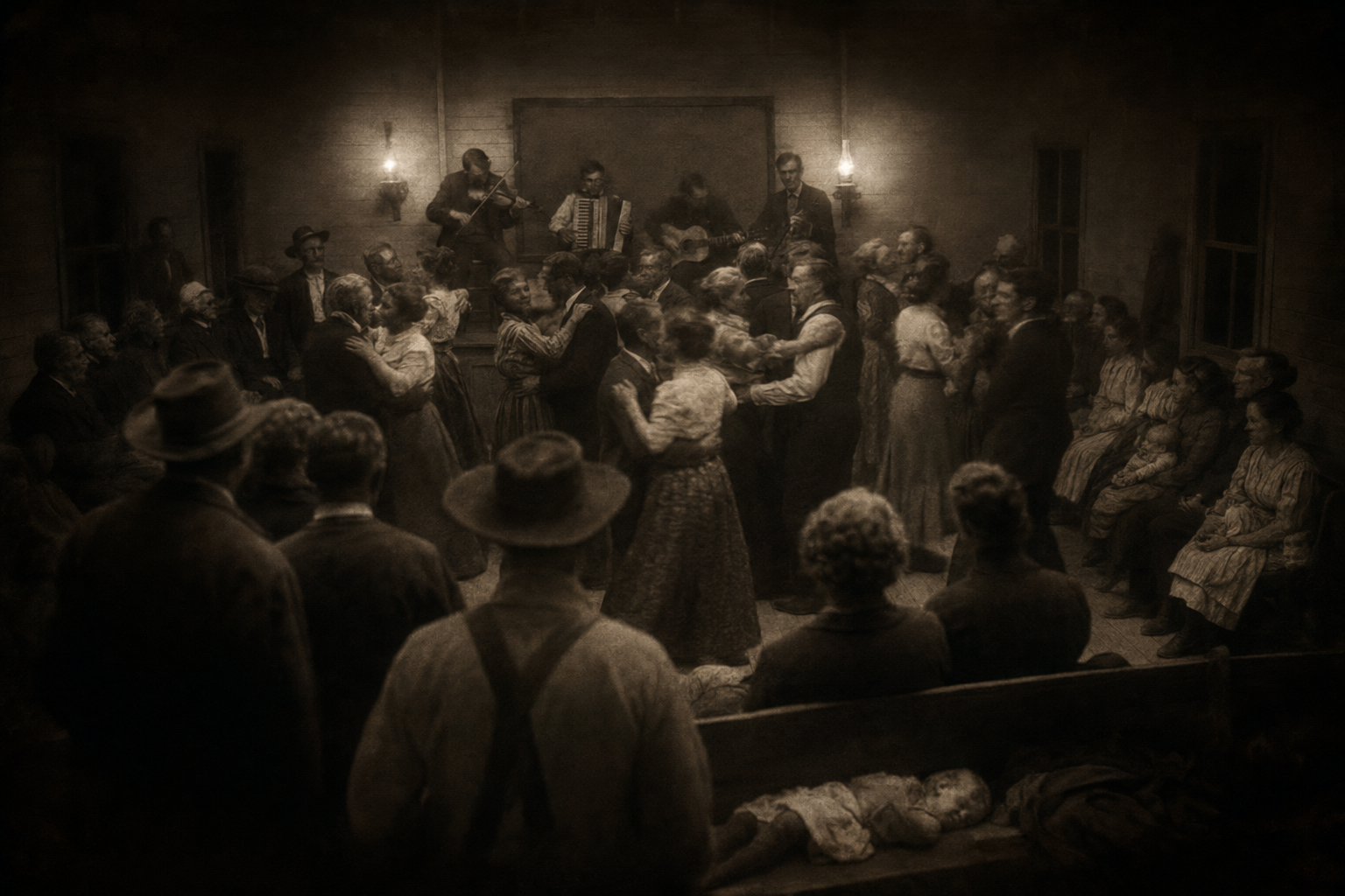 The schoolhouse was the whole of it