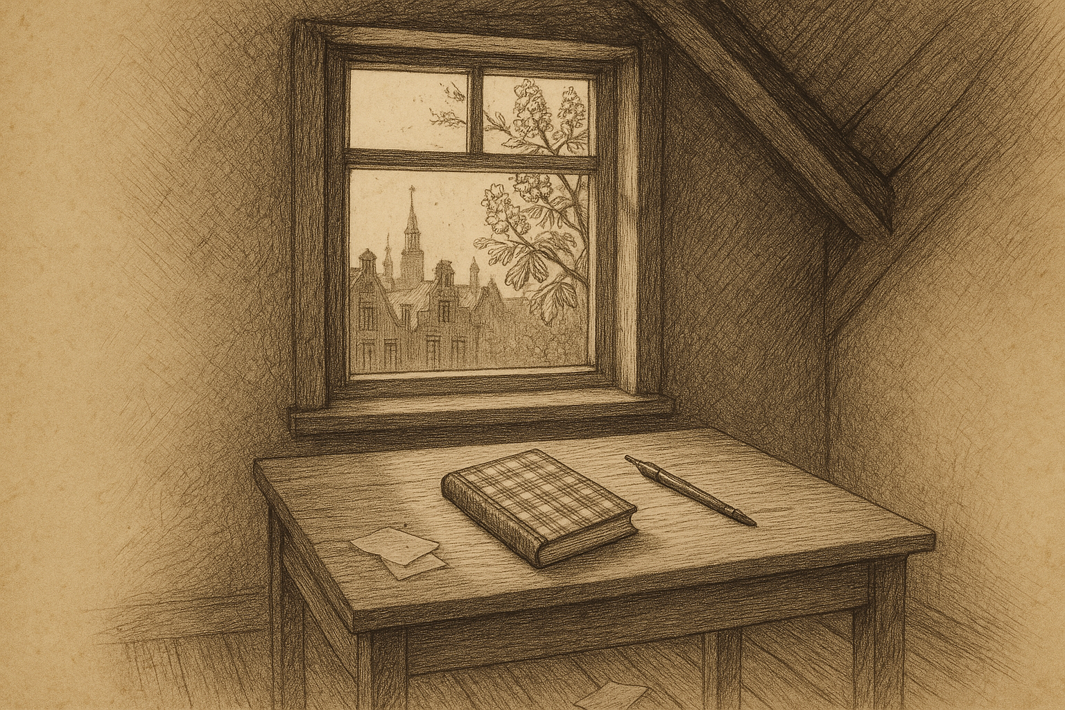 The Notebook Survived. The Empire Did Not. — The Diary of a Young Girl
