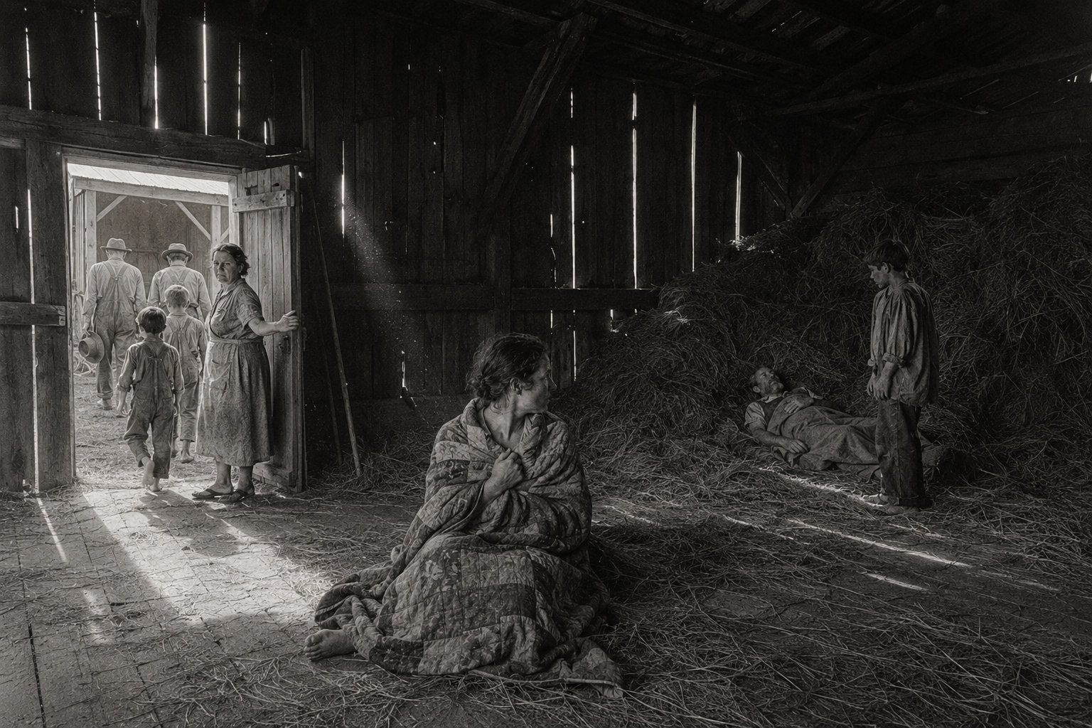 The barn
