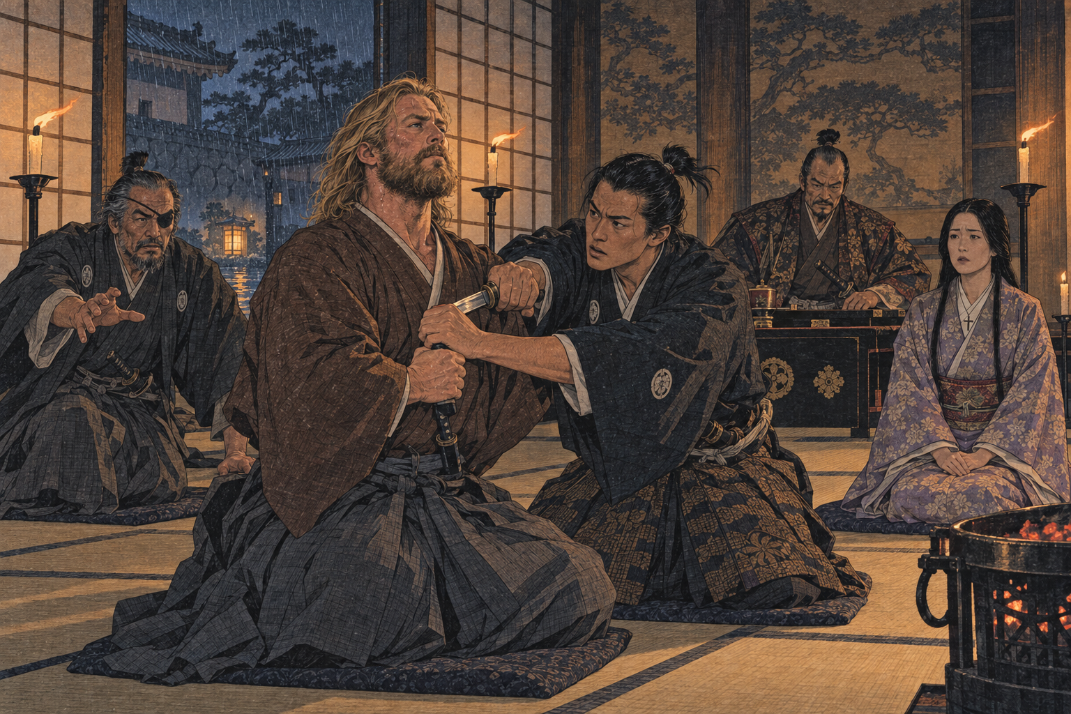 The short sword at his heart