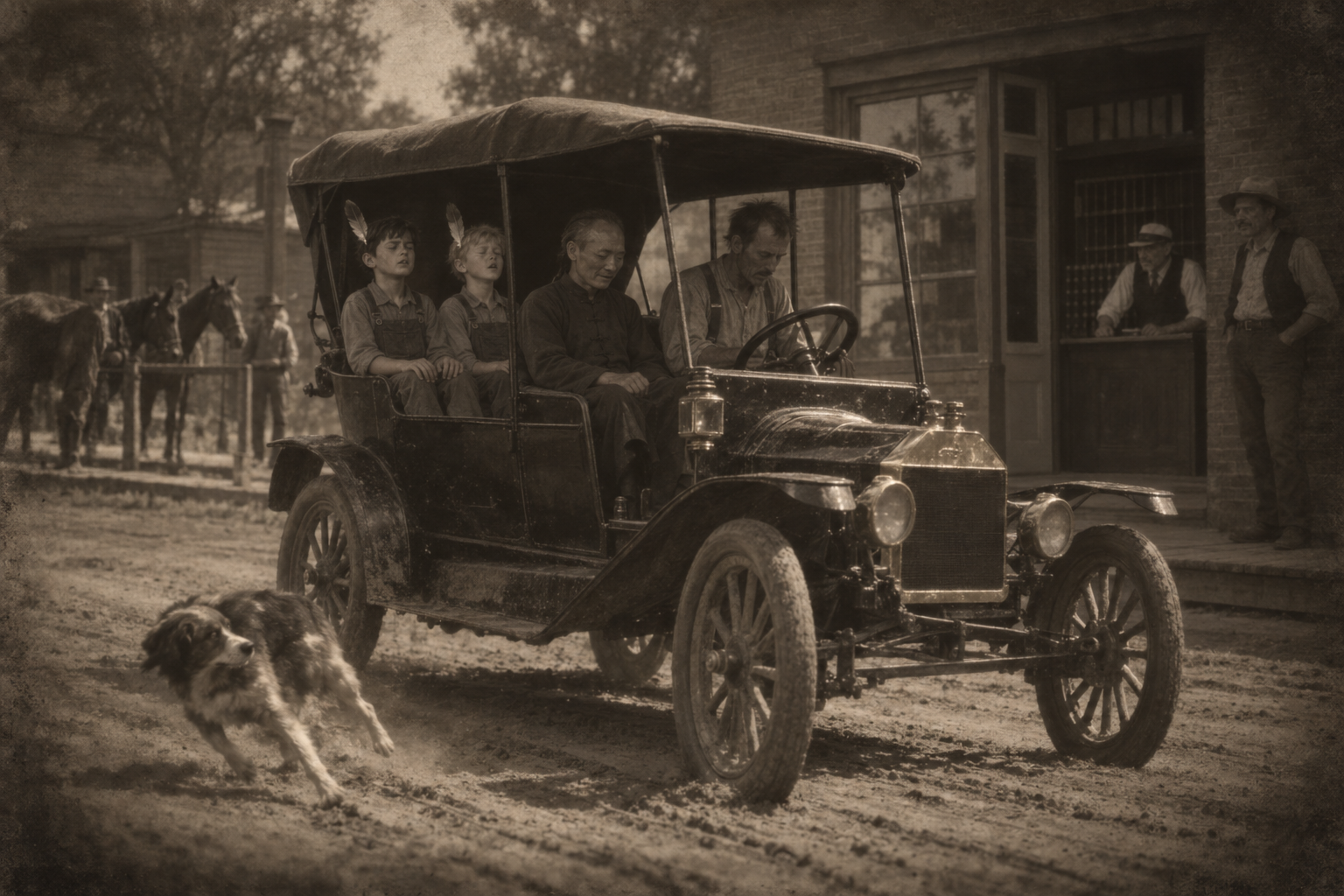 Brake on, advance gas, switch off