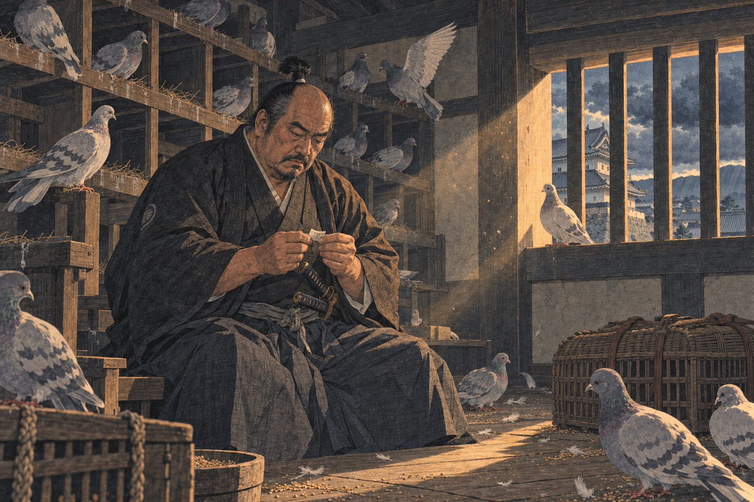 The message in the pigeon loft