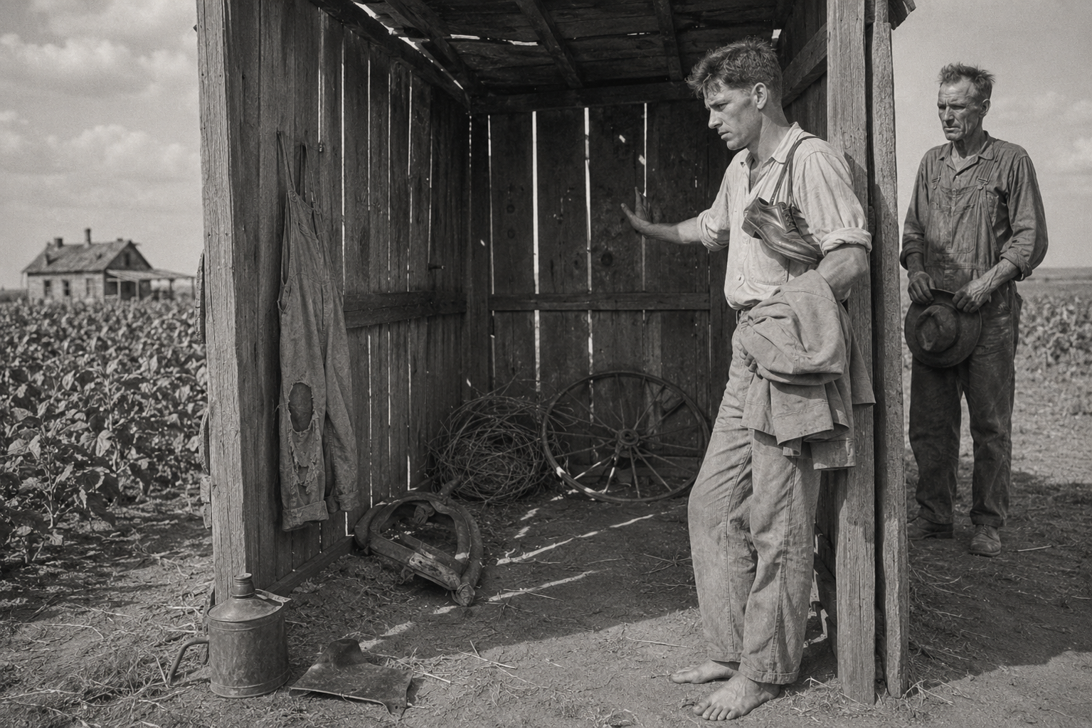 The empty tool shed